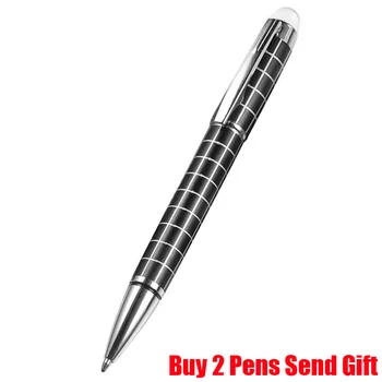 Модная Дизайнерская Металлическая Шариковая ручка Для офисных деловых мужчин Подарочная Шариковая ручка для письма Купить 2 Отправить подарок