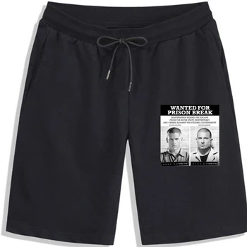 Модные мужские шорты summerness Wanted For Prison Break, дизайн мужской пары, шорты 017563
