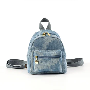 Модный джинсовый рюкзак New Fresh Sweet Mini Backpack High Beauty, повседневный женский рюкзак, школьные сумки для девочек