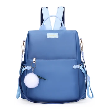 Модный Оксфордский женский рюкзак, высококачественный Водонепроницаемый дорожный рюкзак, сумка для женщин, повседневная лаконичная школьная сумка для девочки 50