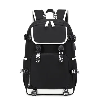 Модный рюкзак Для мужчин, деловая сумка, Повседневные сумки, рюкзаки большой емкости, Износостойкие сумки, Оксфордские дорожные сумки через плечо с USB-разъемом