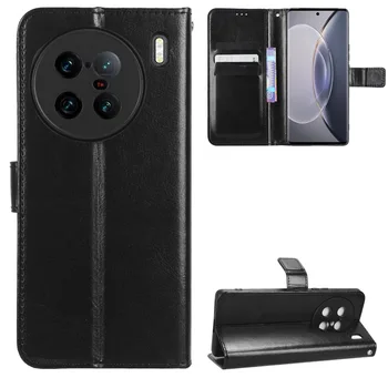 Модный чехол-бумажник из искусственной кожи для Vivo X90 Pro 5GVivo X90 X90 Pro + Откидная защитная задняя крышка телефона с отделениями для карт памяти