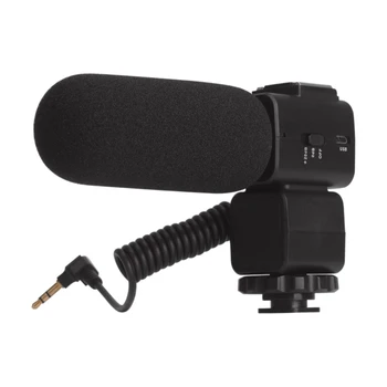 Монофонический микрофон камеры для прямой трансляции видеоблогов Зеркальные видеокамеры Интервью Микрофон для видеозаписи