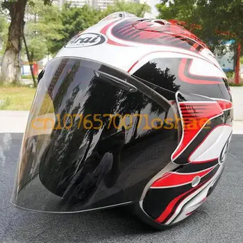 Мотоциклетные полуошлемы Мотоциклетный шлем Red Sword Мотоциклетный шлем Летний шлем, одобренный ЕЭК, Мотоциклетный шлем Casco для мужчин и женщин