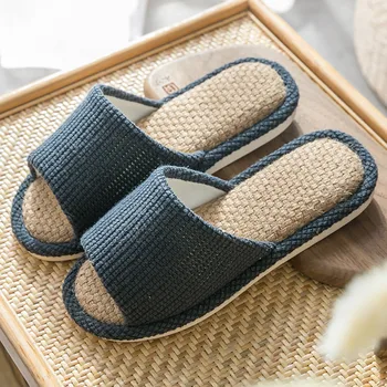 Мужские и женские домашние нескользящие тапочки Four Seasons, тапочки для пары моделей обуви