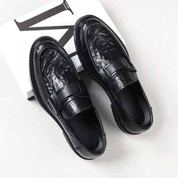 Мужские Оксфорды из натуральной кожи, удобные модельные туфли Originals, официальные деловые повседневные туфли-дерби на каждый день для мужчин