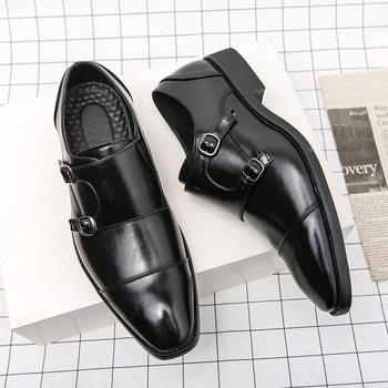 Мужские оксфорды из натуральной кожи, удобные модельные туфли Originals на шнуровке, официальные деловые повседневные туфли-дерби для мужчин