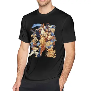 Мужские футболки Amazing Street Pixelated Attacks, футболки из чистого хлопка с круглым вырезом, футболки Street Fighter Games с коротким рукавом