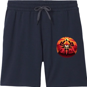 Мужские шорты Samurai Jack с изображением значка Aku, мужские шорты с рисунком, шорты для мужчин, Маленькие летние