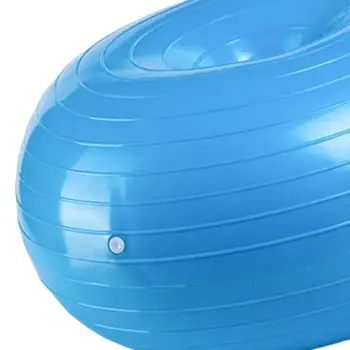 Мяч для йоги, пилатеса, пончика, фитнес-мяч для домашних тренировок, гимнастический синий B