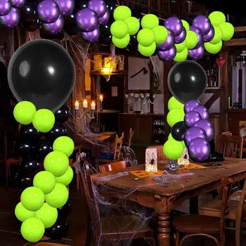 Набор Арки из воздушных шаров на Хэллоуин с воздушными шарами 