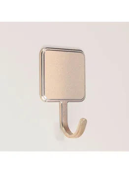 Наклейка на крючок из алюминиевого сплава без перфорации, наклейка на крючок для ванной комнаты, кухонное полотенце, наклейка на крючок, наклейка за металлической дверью