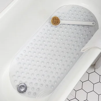 Нескользящие коврики для ванной DEXI Коврик для ванной комнаты с присоской и сливным отверстием коврик для душа