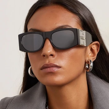 Новые солнцезащитные очки Cateye Для женщин 2023 года выпуска, роскошные Брендовые Дизайнерские Солнцезащитные очки для мужчин, Винтажные Модные солнцезащитные очки Унисекс, трендовые продукты