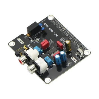 НОВЫЙ HIFI DAC Аудио модуль звуковой карты PCM5122 Интерфейс I2S 384 кГц Светодиодный индикатор для Raspberry pi /2/3/ Модуль B + Arduino