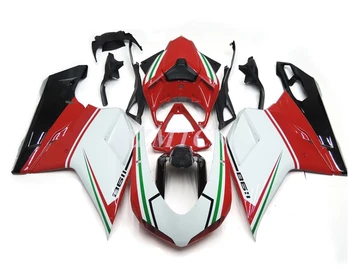 Новый комплект обтекателей ABS Подходит для Ducati 848 1098 1198 Evo 2007 2008 2009 2010 2011 2012 2013 2014 Комплект Кузовных работ На Заказ Красный Зеленый