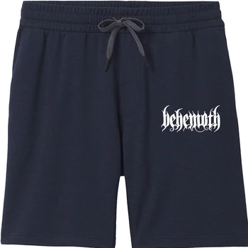 Новый логотип Behemoth Black Metal группы Мужские Черные мужские шорты крутые повседневные мужские шорты для взрослых