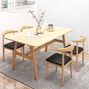 Обеденные стулья с ретро спинкой, современная кухонная мебель, простой домашний обеденный стул для гостиной, стулья для домашнего кабинета, стул для кафе для отдыха
