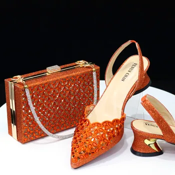 Обувь и сумки в стиле INS Красивые и благородные женские туфли и сумка, украшенные крупными бантами, вечерние босоножки