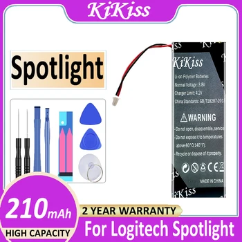 Оригинальный Аккумулятор KiKiss 210 мАч Для Logitech Spotlight Digital Bateria