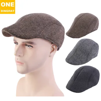 Осенне-зимний шерстяной берет с рисунком в елочку, мужская кепка Advance, шляпы для отдыха на открытом воздухе, шляпа для гольфа