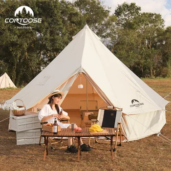 Открытый кемпинг пирамида палатка для индийского лагеря непромокаемая надувная палатка