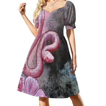 Платье-змея, платье для дня рождения, летние платья для женщин