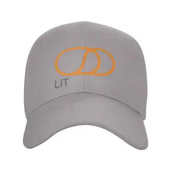 Повседневная джинсовая кепка с графическим принтом логотипа Lit Motors, вязаная шапка, бейсболка