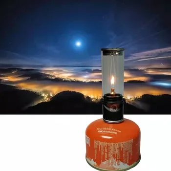 Портативная легкая походная газовая лампа Super Mini Night Dreamlike Candlelike для палатки
