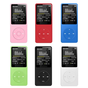 Портативный мини USBфлэшжкцифровой MP3плеер Поддержка Flash 64 ГБ TFкарты Музыкальный слот Музыкальный плеер FM радио с наушниками