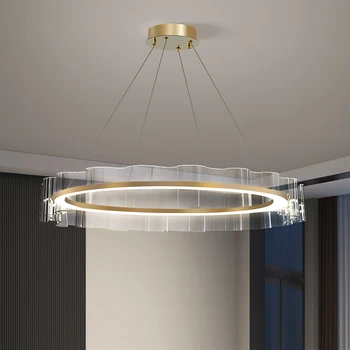 Постмодернистский светильник для гостиной дизайнерский подвесной светильник для ресторана Скандинавский минималистичный атмосферный светильник для столовой светильник для спальни