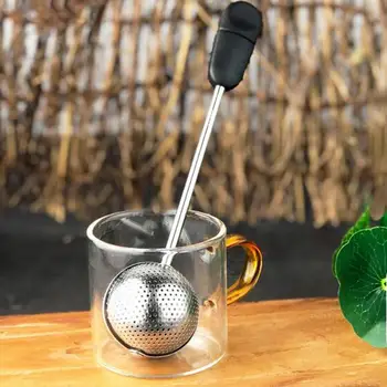 Практичная чайная ложка, экологичный дуршлаг, Эффективная ложка, защищенная от коррозии, простой в эксплуатации фильтр для слива чая