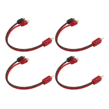   Практичный шнур из 4 упаковок с шумоподавлением 3,5 мм Y-образный кабель-разветвитель Отличное качество звука для автомобильной акустической системы