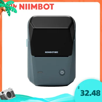 Принтер этикеток Niimbot B1, портативный карманный производитель этикеток, термопринтер Bluetooth, Самоклеящаяся наклейка, машина для наклеивания штрих-кодов