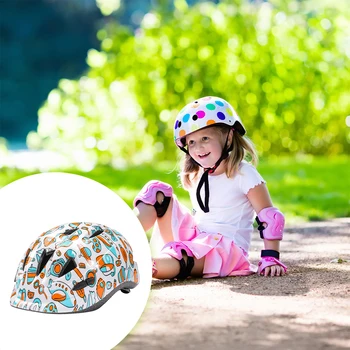 Регулируемый и прочный детский шлем для безопасной езды на велосипеде, Дышащий Противоударный детский шлем, велосипедный шлем для малышей