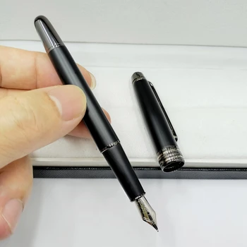 роскошная матовая черная авторучка MB 163, канцелярские принадлежности для бизнеса, модные чернильные ручки для каллиграфии