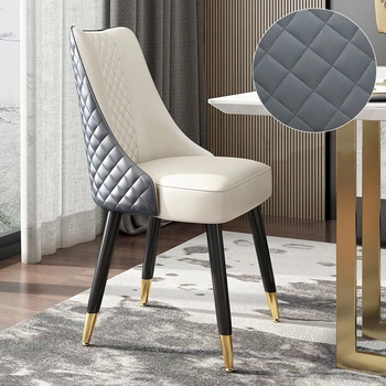 Роскошные обеденные стулья в скандинавском стиле в стиле постмодерн из массива дерева, Гостиничные обеденные стулья для отдыха, 4 шт