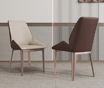 Роскошные обеденные стулья, современные и минималистичные стулья со спинкой в скандинавском стиле, креативные стулья для ресторанов