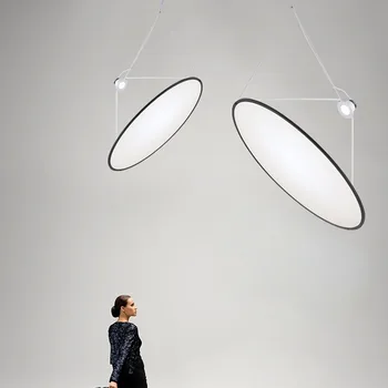 Роскошный подвесной светильник в постмодернистском стиле, Персонализированная модель зала, Декор для гостиной, столовой, Люстра, Подвесные светильники Nordic Satellite Radar