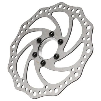 Ротор тормозного диска для велосипеда-Челнока 160 мм Аксессуары для дисковых тормозов для шоссейных велосипедов из нержавеющей стали С диагональным отверстием на фланце 48 мм