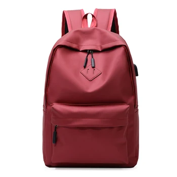 Рюкзак для ноутбука с USB-портом для зарядки в колледже, студенческие школьные сумки, водонепроницаемый рюкзак Mochila для подростков, повседневный рюкзак для путешествий