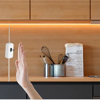 Светодиодная сенсорная лампа 5 В под подсветкой шкафа Светодиодная лента USB Включение выключение подсветки телевизора Освещение кухни спальни Умная лампа
