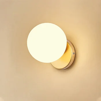 Светодиодный настенный светильник Золотой настенный светильник Напряжение 110V220V Подходит для гостиной спальни прикроватной тумбочки прохода лестницы декоративной лампы в интерьере