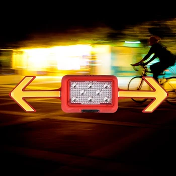 Светодиодный предупреждающий задний фонарь, легкий перезаряжаемый индикатор направления ночной езды, 6 режимов для защитного шлема мотоцикла и велосипеда