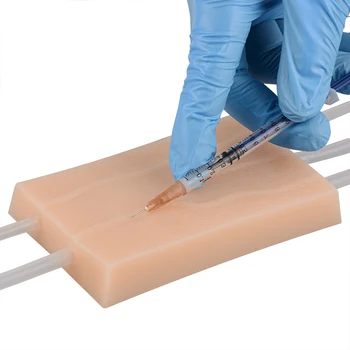 Силиконовая игла медсестры с высокой имитацией сосудистой кожи, тест на введение иглы для внутривенных инъекций, практика моделирования кожи