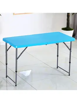 Складной стол, простые переносные уличные киоски, стол для тренировок и стульев, обеденный стол прямоугольной формы для дома