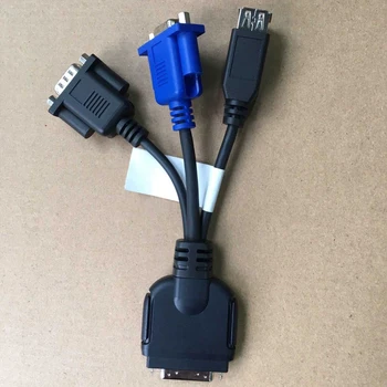 Совершенно новый кабель VGA + USB + DB9 ДЛЯ Cisco KVM Dongle Monitor Connector к DB9 VGA 37-1016-01