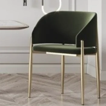 Современные обеденные стулья, Роскошная Мобильная кожа, Эргономичный Компьютерный дизайн, Элегантное кресло Accent Мебель для спальни Poltrona Luxuosa