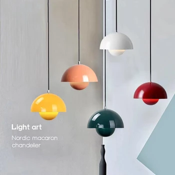 Современный подвесной светильник, полукруглый подвесной светильник в скандинавском стиле, потолочный светильник для ресторана, Дания, гостиная, бар, светодиодный подвесной светильник