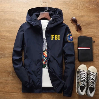 Солнцезащитная и водонепроницаемая повседневная куртка FBI Shield, ультралегкая мужская летняя куртка с капюшоном, ультратонкая ветрозащитная и солнцезащитная куртка ja
